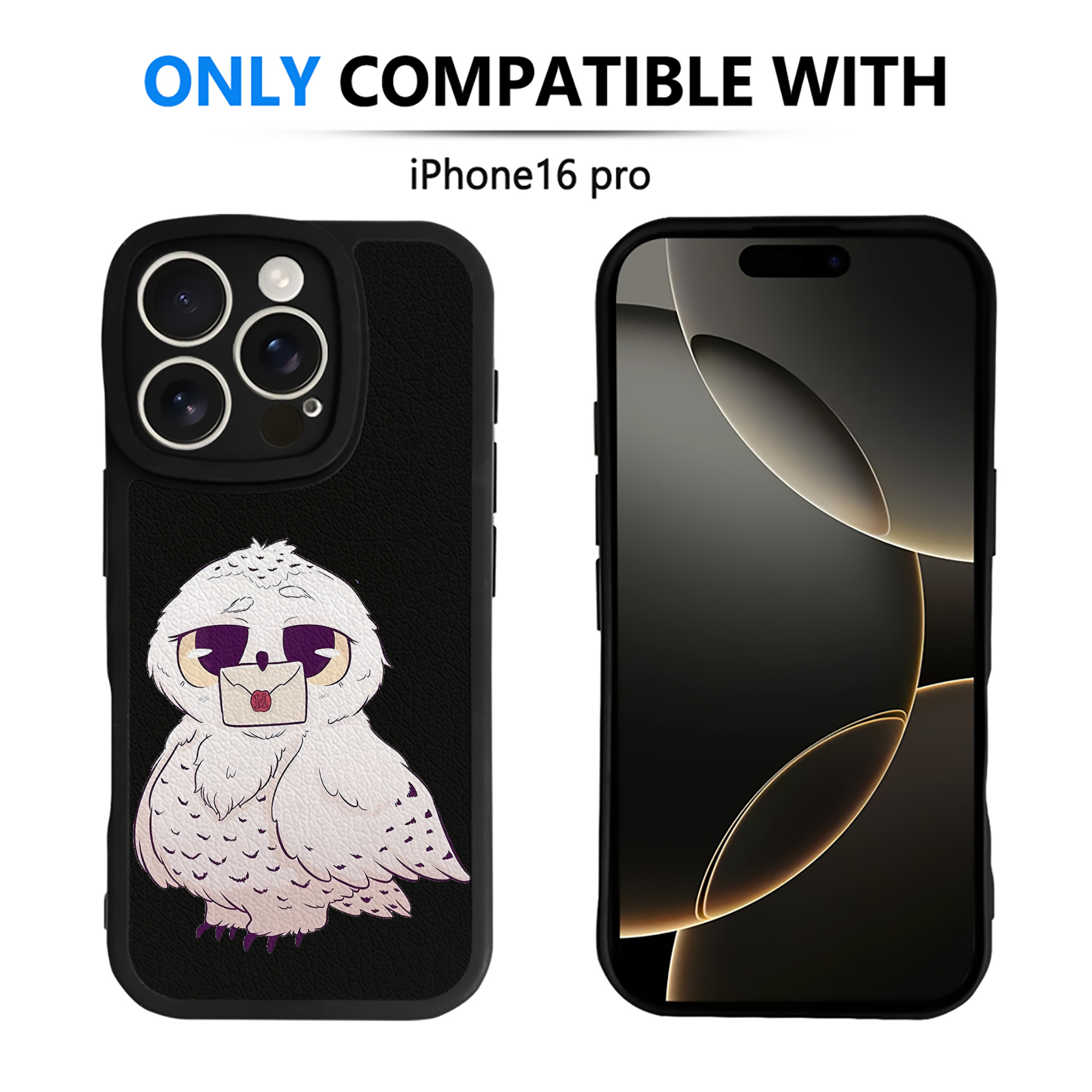 （画像用） Harry Potter ハリー・ポッターシリーズ 【iPhone 16シリーズ対応】シリコンスマホケース（レザー調） 材質：シリコン